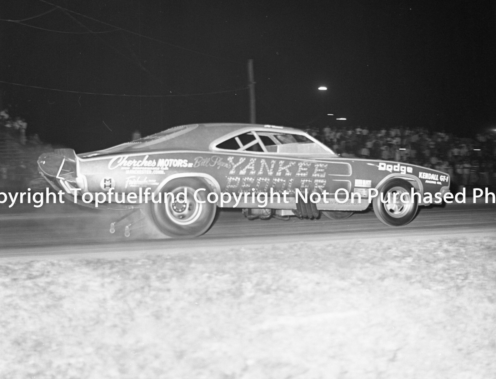 Al Hanna Bill Flynn Yankee Peddler Funny Car 8x10 NHRA 1970 | eBay