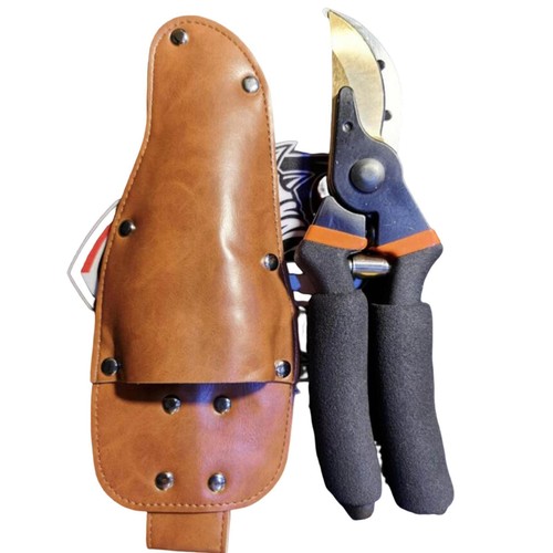 Gardening Scissors Case Garden Pruner Sheath Pruner Holster with Locking Button