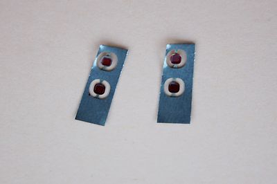 MB rear lights red diameter 1 mm metal car Ds Citroen Heco models