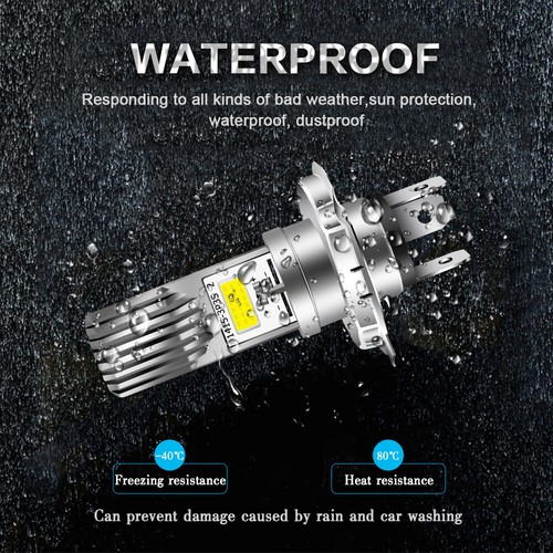 Ultra LED Hi/Low White Headlight Bulb for Honda CH125 150 250 Elite 1984-1989 - Picture 5 of 12