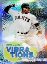 2022 BOWMAN CHROME VV-6 Marco Luciano VIRTUOSIC VIBRATIONS REFRACTOR RC Giants
