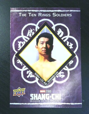#T5 Simu Liu as Shang-Chi 2023 Upper Deck Shang-Chi Ten Rings Soldiers