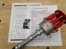 Mallory Dual Point Distributor Chevy NEW Cap Set Up on Distributor Machine 427