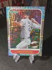 2021 Panini Donruss Lucas Giolito Highlights Vector #H14 Chicago 