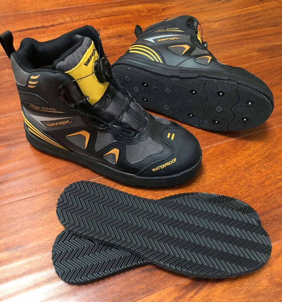 WEFOX Aqua Rover WDX-1058 Fishing Shoes & 2 Pairs of Soles MEN