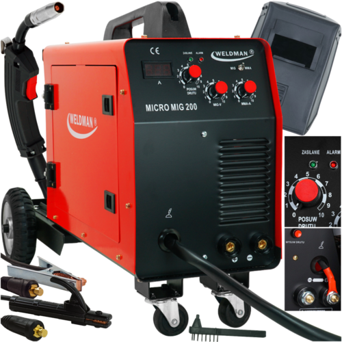 Weldman MICRO MIG 200 MIG MAG Industruial Grade Welder for Home Workshop - Picture 2 of 5