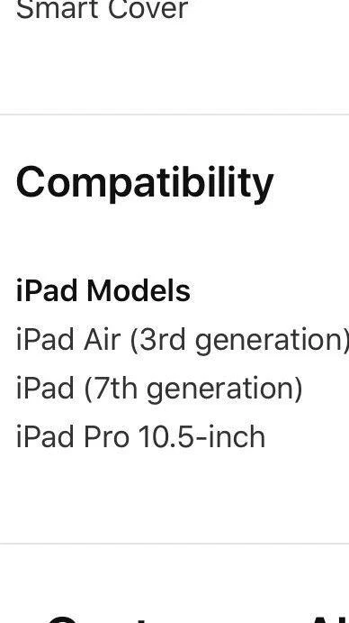 Apple Smart Cover iPad Air 3rd Gen / iPad 7th Gen / iPad Pro 10.5 in PINK SAND - Image 4 of 4