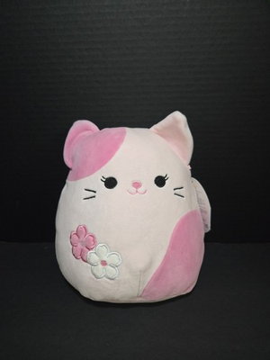 #ad #ad Squishmallow 8quot; Roseanne The Pink Sakura Cat Hot Topic Exclusive $40.00