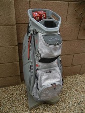 SUN MOUNTAIN C130 Golf Club Cart Bag, 5-Way, PRISTINE gray/camo, incl balls 