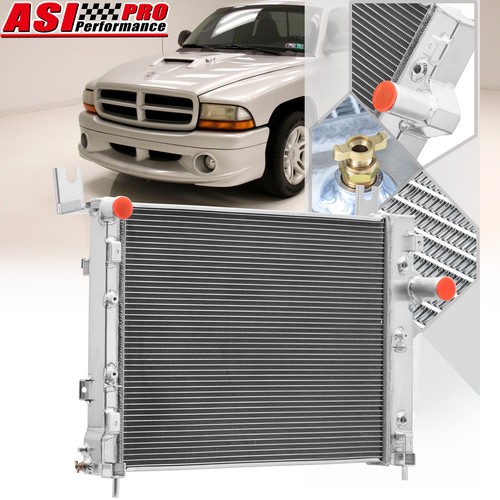 4-ROW Aluminum Radiator for 2000-04 2003 Dodge Durango Dakota 3.7/3.9/4 ...