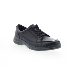 Image of Rockport Junction Point Lace To Toe Mens Black Oxfords & Lace Ups Shoes