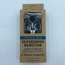 Bayou Classic Stainless Steel Seasoning Injector Liquid/Minced Marinade Needles