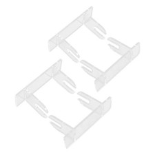 4 Pcs Chinese Fans Stand Bamboo Holder Acrylic Stands for Display