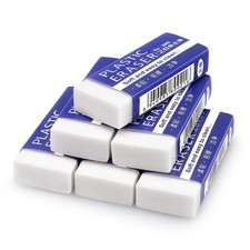 Tamaki 6 Pack Erasers, Large White Erasers for School Office, Art Eraser for ...