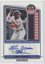 2023 USA Baseball Stars & Stripes Gino Groover LuJames III (Blue Ink) Auto 0w3