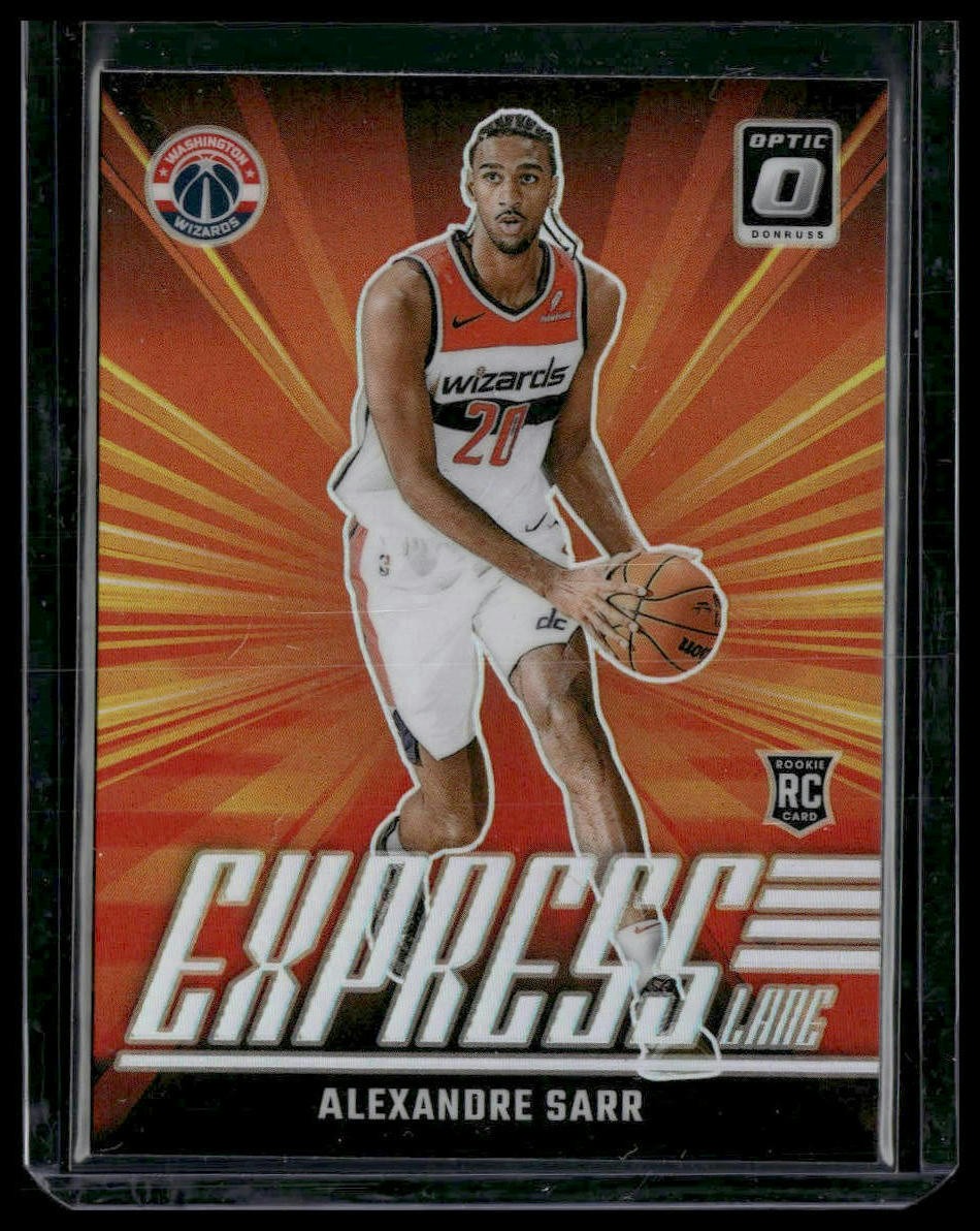 ALEXANDRE SARR 2024-25 Donruss Optic Express Lane Holo Prizm RC #11