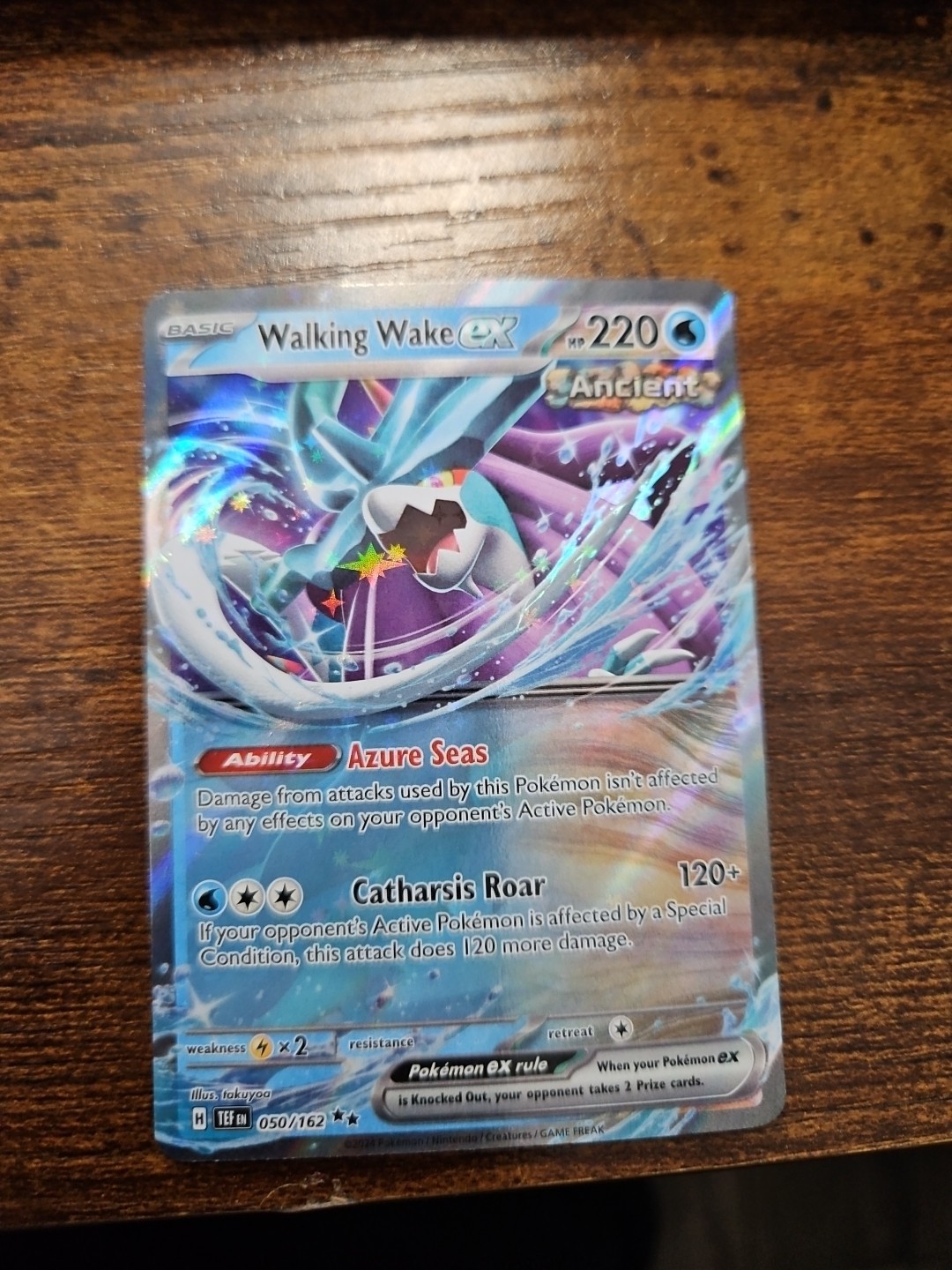 Walking Wake ex 50/162 Temporal Forces Double Rare NM