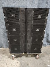 (4x) JBL VTX-V20 3-Way High Directivity Line Array Speakers Set w/Transporter