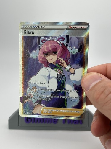 Pokemon Card TCG - Klara SWSH302 Full Art Trainer Sword & Shield Promo Near Mint - Picture 2 of 7