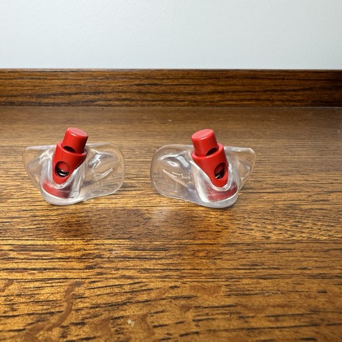 Air Jordan 5 V Lace Locks Clear Red Jumpman Red