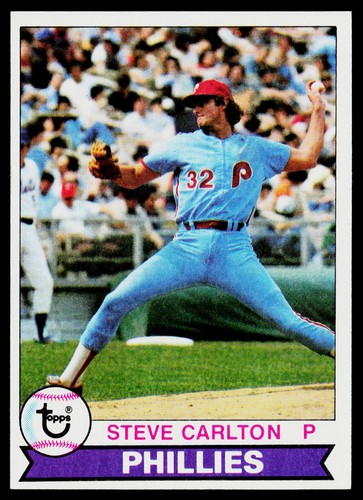 Steve Carlton #4 1979 Topps Burger King Phillies card