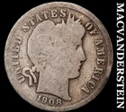 1908-S Barber Dime- Scarce Better Date No Reserve #i2388