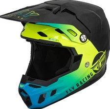 Fly Racing Formula CC Centrum Helmet (XX-Large, Black/Blue/Hi-Vis)