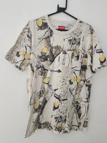SS14 Supreme ASPEN Holz Taschen T Shirt KLEINE GRÖSSE S Kurzarm Vintage