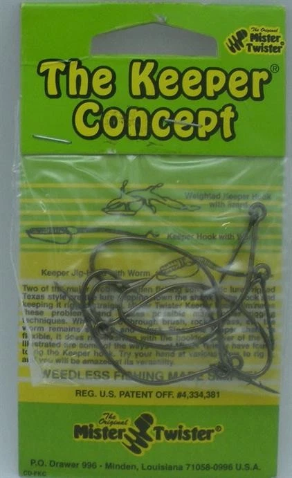 Ganchos Keeper Kahle Mister Twister KKH5-3/0 tamaño 3/0 5CT Foto 2 de 3