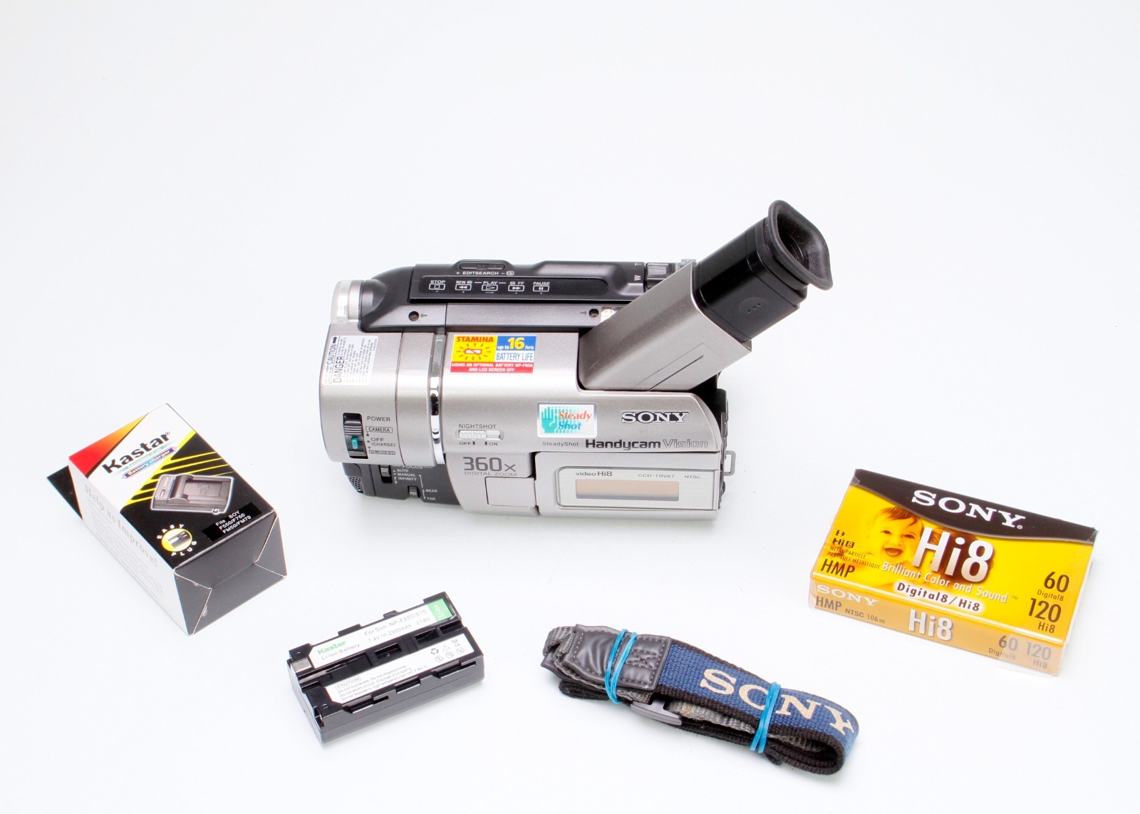 Sony CCD-TRV67 Handycam Hi8 Camcorder (Silver) Nightshot Mode