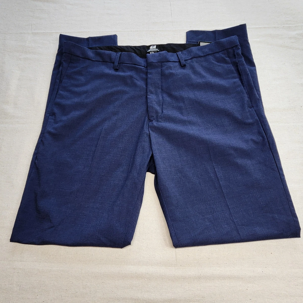 h and m loose fit dress pants Men's Black Loose Fit Dress Pants