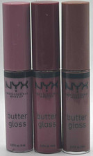 3PC NYX Butter Gloss SET  0.27 FL OZ EACH  FAST SHIPPING  SEALED  NEW