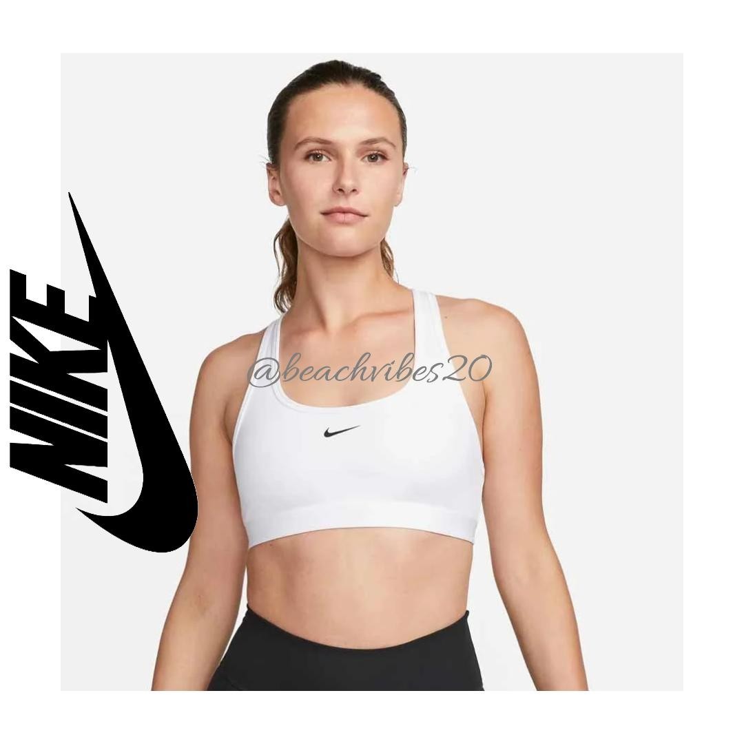 NIKE Women's Swoosh Light Support Bra DX6817-100 Medium NWT O-444 thumbnail 2