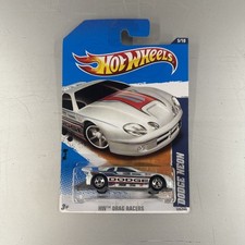 Hot Wheels 2011 HW Drag Racers #125 Dodge Neon White w/ 5SPs Blue Tint Windows