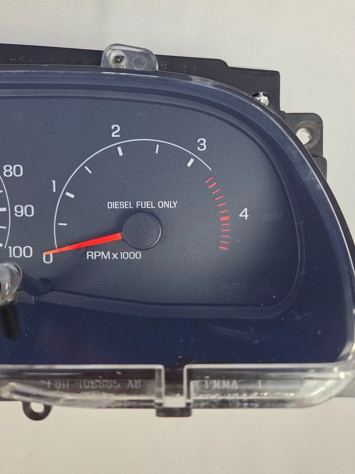 1999 - 2001 Ford Excursion F-250 F-350 Diesel   Instrument Cluster  228K - Image 4 of 4