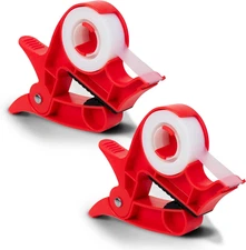 Wrap Buddies Tabletop Gift Wrapping Tool with Tape Dispenser – Set of 2 Adjustab