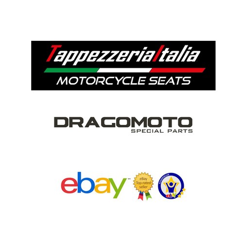 YAMAHA R6 2003-2005 Tapicerka siedziska YR603BS-3BEW-3 TPZ biała / niebieska CON LOGO - Zdjęcie 2 z 3