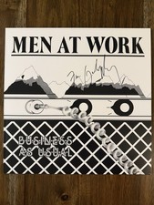 Colin Hay ‘Men At Work’ Band Signed Vinyl Album ‘Business As Usual’ Beckett