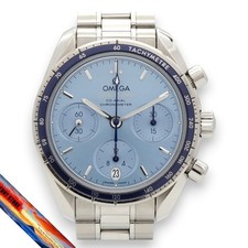 Omega Omega Speedmaster 324.30.38.50.03.001 Blue Dial Mens Wristwatch