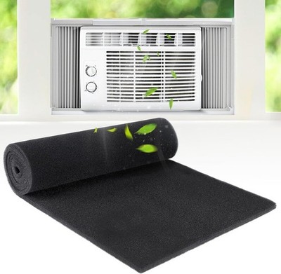 Activated Carbon Filter Pad - Cut to Fit Air Vent Filters for Home, AC, Furna...