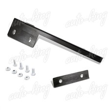 Universal Black Front Bumper License Plate Mount Bracket Relocator Holder Bar Universal Black Front Bumper License Plate Mount Bracket Relocator Holder Bar