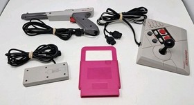 Nintendo NES Controller 4 Lot OEM Advantage Zapper NES005 NES004 Eliminator 1985