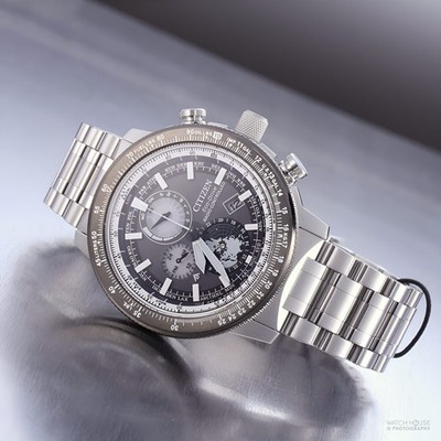 Citizen Promaster Land Funkuhr Herrenuhr BY3006-53H Schwarz
