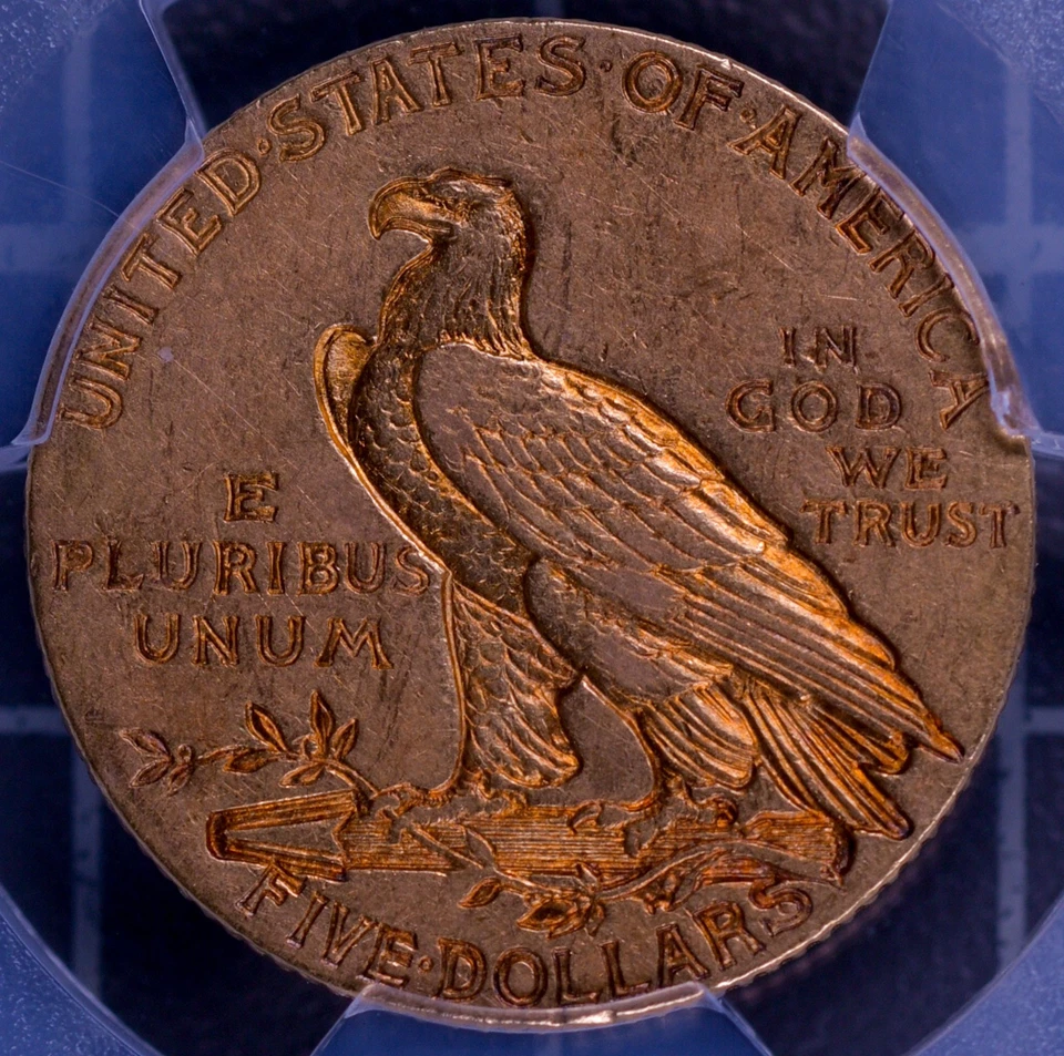 1911 $5 Indian Head Gold PCGS XF45 – Strong Detail Early Gold - Image 2 of 4