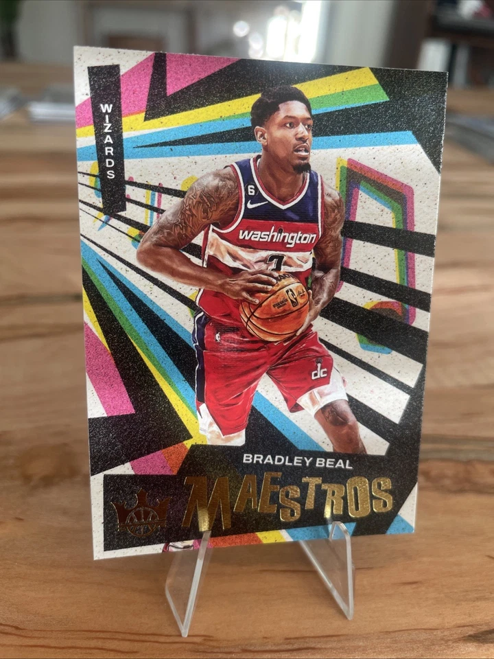 Bradley Beal Maestros 2022-23 Panini Court Kings #2 Wizards Basketball Card - Image 3 of 4