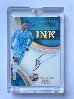 2017 Panini Immaculate INK Signature I-KBD Keita Balde Diao Lazio 29/65