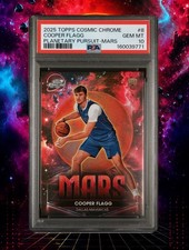 2025-26 Topps Chrome Cosmic Cooper Flagg Rookie Planetary Pursuit Mars PSA 10!!!