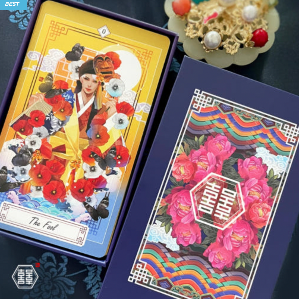 BANA Traditional Korean Tarot Deck + ENG Guide Book Set 78