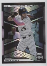 2023 Panini Elite Extra Edition Prime Numbers A 63/200 Brock Wilken #33 2qw