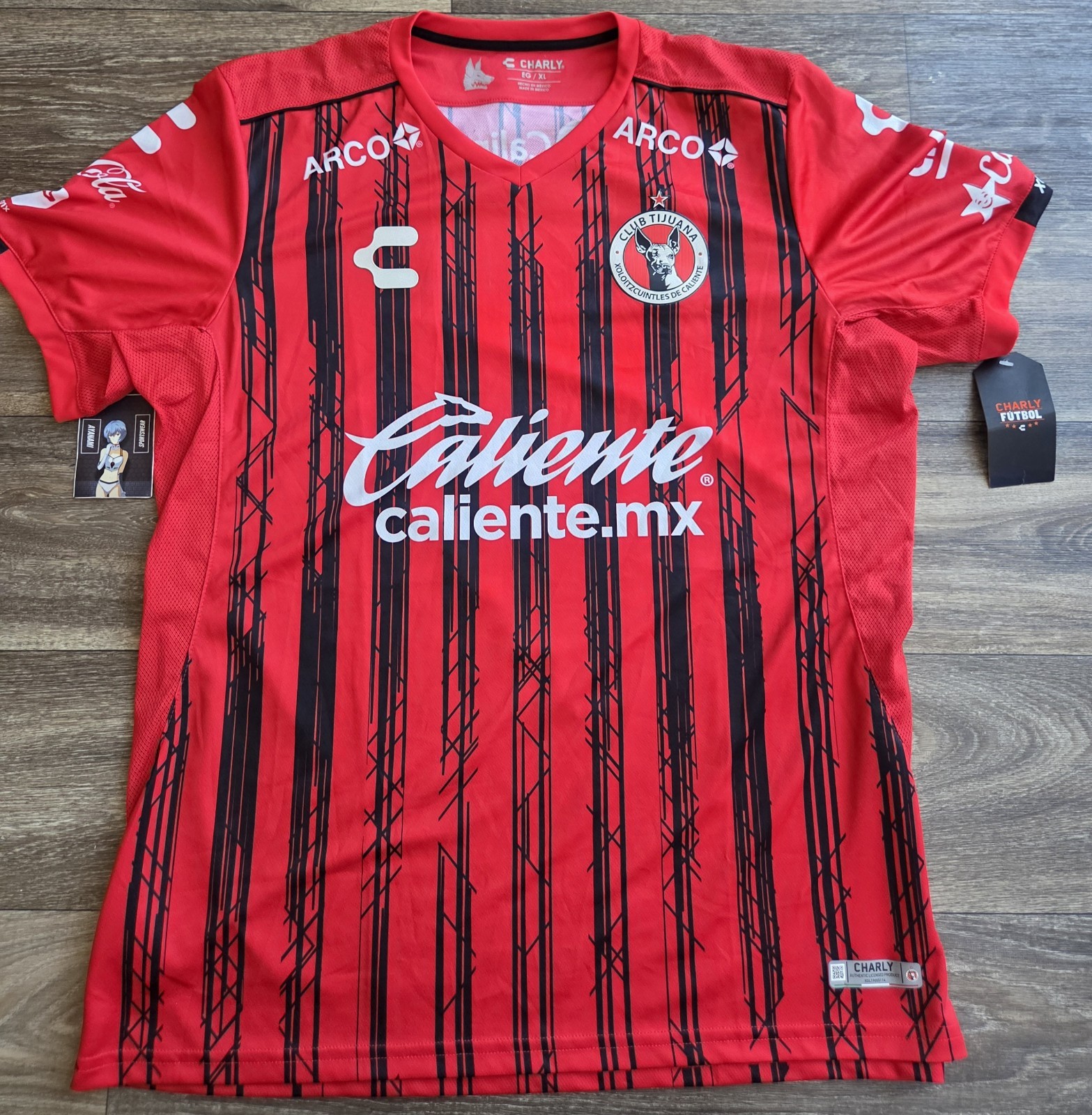 NWT Charly Club Tijuana Xolos 19/20 Home Futbol Soccer Jersey Mens Size XL